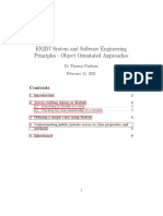 ES2D7 System and Software Engineering Principles - Object Orientated Approaches