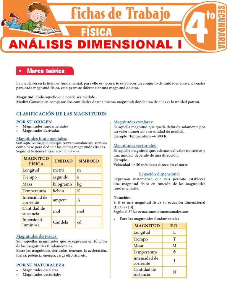 Análisis Dimensional en Física | PDF | Sistema Internacional de ...