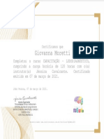 Certificado Capacitação Ludodiagnostico