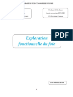 Exploration Fonctionnelle Du Foie Résidanat 2019-2020