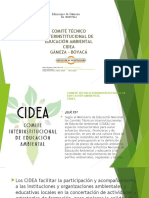 Presentación CIDEA - Gámeza