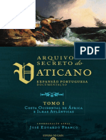 Arquivo Secreto Do Vaticano, Expansão Portuguesa - Documentação - José Eduardo Franco