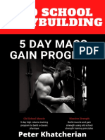 5 Day Mass Gain Program: Old School Bodybuilding