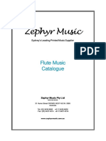 Zephyr Music Flute Catalogue