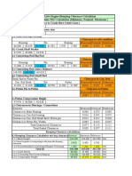 Bumping Clearance Calculations A.) Bumping Clearance Calculation W/o BRG Clearance Nominal