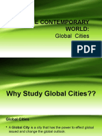 The Contemporary World:: Global Cities