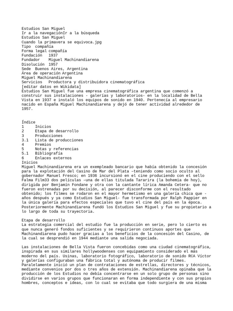 Estudios San Miguel PDF