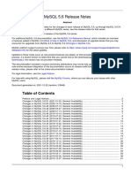 Mysql 5.6 Release Notes: Mysql 5.6 Reference Manual What Is New in Mysql 5.6 Changes in Mysql 5.6 Database - HTML