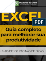 E-BOOK Como Melhorar Sua Produtividade No Excel