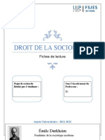 Droit de La Sociologie