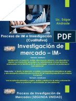 PRESENTACIÓN 2 Unidad 2, Proceso General e Inv. Exploratoria Investigación de Mercado