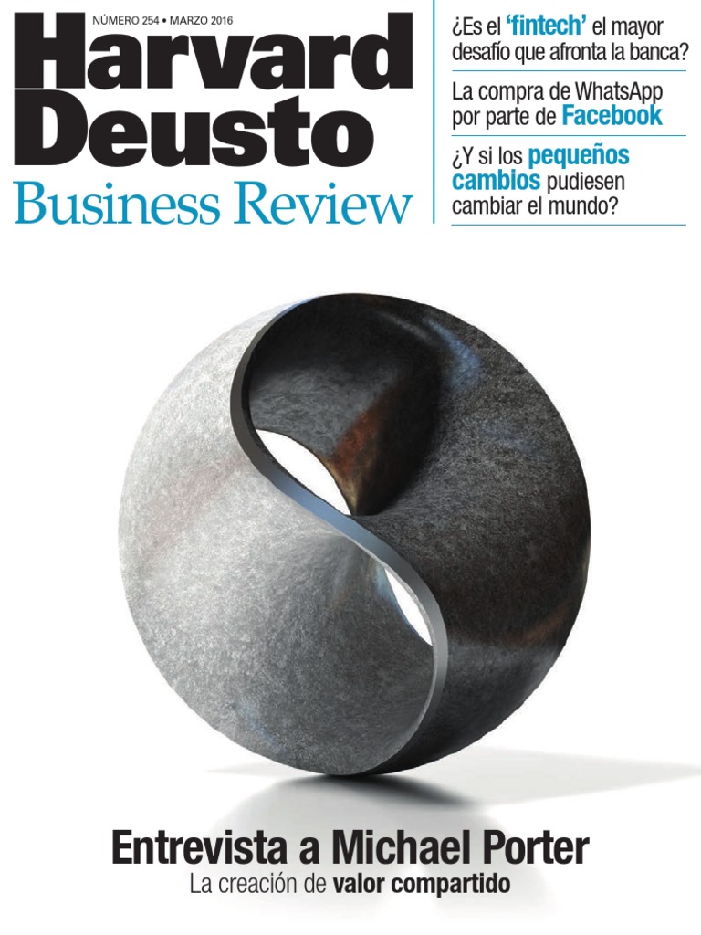 Harvard Business Review Entrevista A Michael Porter | PDF | Business |  Investigación y desarrollo