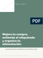 Mejora Tu Compra, Entiende El Etiquetado y Organiza Tu Alimentación