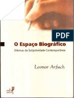 ARFUCH, Leonor. O Espaço Biográfico