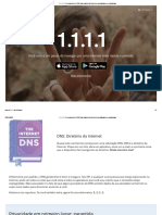 1.1.1.1 - O resolvedor de DNS mais rápido da Internet especializado em privacidade
