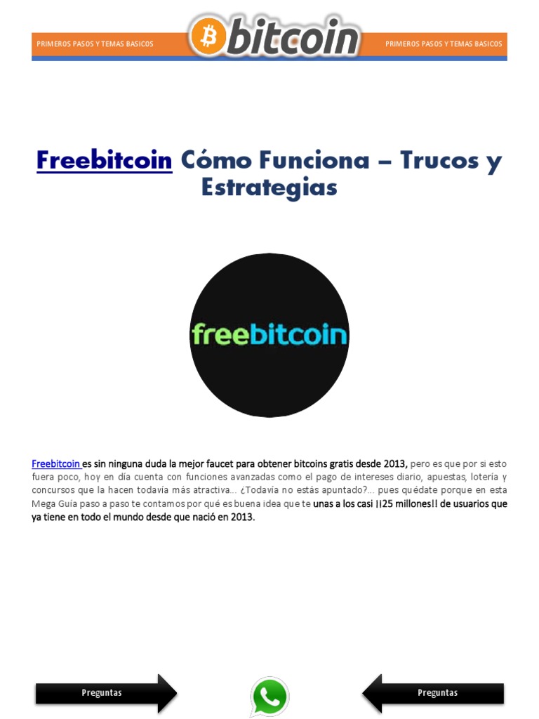 Manual Basico FreeBitco | PDF | Bitcoin | Internet y web