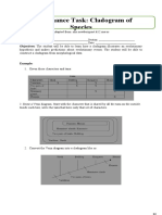 Performance Task: Cladogram of Species