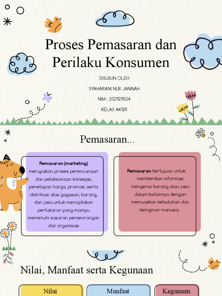 Proses Pemasaran dan Perilaku Konsumen | PDF