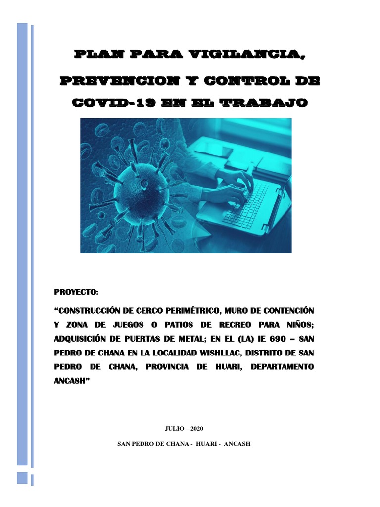 Plan Vigilancia Control COVID 19 2020 | PDF | Lavado de manos | Agua