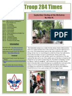 September Boy Scout Newsletter