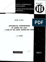 Differential Interpretation of Gamma-Ray Logs I. Case of The Static Gamma-Ray Curvl