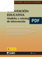 Martin Elena. ORIENTACION EDUCATIVA.modelos y Estrategiasde Intervencion