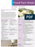 Food Fact Sheet: Soya Foods - The Basics