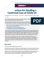 Best Practices in School in Handling Covid 19 Case