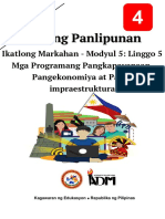 AP4 - q3 - Mod5 - Mga Programang Pangkapayapaan Pangekonomiya at Pang Empraestruktura - v3