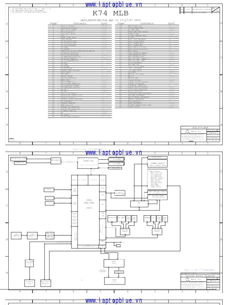Apple IMac A1311 K74 MLB 051-8337 Schematics | PDF | Computer ...