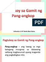 Pagtukoy Sa Gamit NG Pang-Angkop