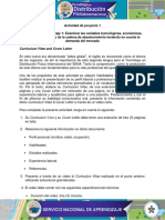 Evidencia 4 Curriculum Vitae y Cover Letter