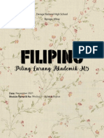 Filipino: Piling Larang Akademik M5