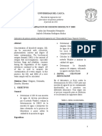 Universidad Del Cauca: Facultad de Ingeniería Civil Laboratorio de Química Sanitaria II Periodo de 2021