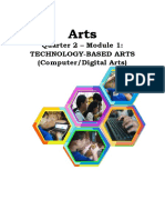 Quarter 2 - Module 1: Technology-Based Arts (Computer/Digital Arts)
