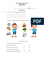 Repaso Medio Social y Natural Primero 1 Bimestre