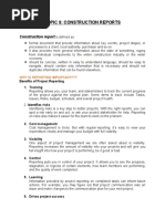 Construction Reporting Essentials Guide | PDF | Project Management ...