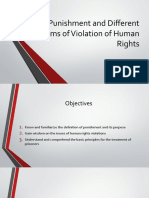 Punishment and Different Forms of Violation of Human Rights