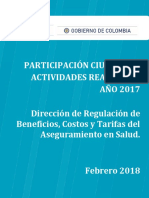 Participacion Ciudadana Actividades Realizadas Ano 2017