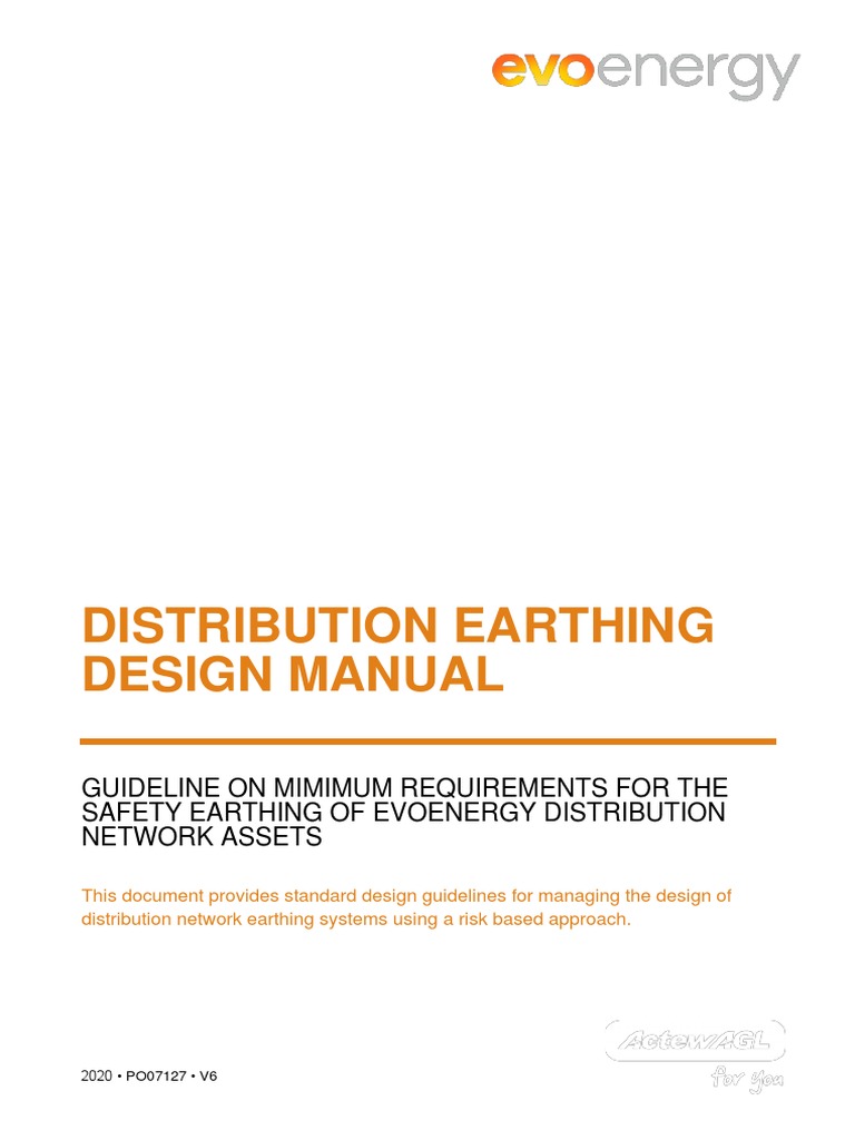 Distribution Earthing Design Manual | PDF | Electrical Substation | Risk