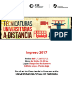 Material Informativo Ingreso 2017 Distancia Fcc 0
