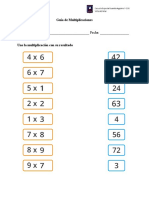 Guía de Multiplicaciones 1