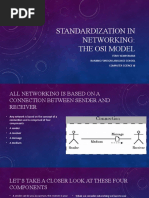 Standardization in Networking: The Osi Model: Ferry Kemperman Nanjing Foreign Language School Computer Science Ib