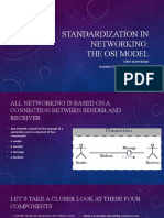 Standardization in Networking: The Osi Model: Ferry Kemperman Nanjing Foreign Language School Computer Science Ib