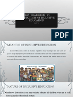 Inclusive Education Unit 1