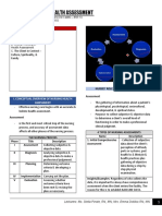 NCM 101 - Health Assessment: Topic Outline