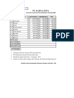 Kumpulan Soal Praktik Microsoft Excel