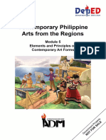 Signed Off Contemporary Philippine Arts11 q2 m5 Elements and Principles of Contempory Art Forms v3
