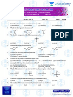 BATCH XI, XII & DROPPER’S TOPIC STEREOISOMERISM DPP 13