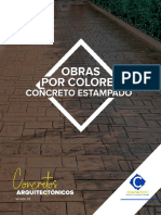 Guía de colores para concretos estampados
